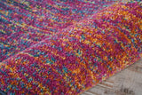 2' X 3' Blue And Pink Abstract Power Loom Area Rug - Homeroots - Flyclothing LLC
