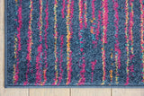 4' X 6' Blue And Pink Abstract Power Loom Area Rug - Homeroots - Flyclothing LLC