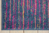 7' X 10' Blue And Pink Abstract Power Loom Area Rug - Homeroots - Flyclothing LLC