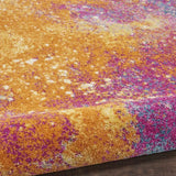 6' Sunset Abstract Power Loom Runner Rug - Homeroots