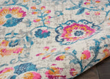 4' X 6' Ivory Floral Dhurrie Area Rug - Homeroots - Flyclothing LLC
