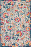 7' X 10' Ivory Floral Dhurrie Area Rug - Homeroots - Flyclothing LLC