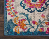 7' X 10' Ivory Floral Dhurrie Area Rug - Homeroots - Flyclothing LLC
