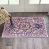 2' X 3' Pink And Gray Power Loom Area Rug - Homeroots - Flyclothing LLC