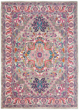 4' X 6' Pink And Gray Power Loom Area Rug - Homeroots - Flyclothing LLC