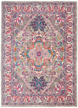 4' X 6' Pink And Gray Power Loom Area Rug - Homeroots - Flyclothing LLC
