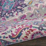 7' X 10' Pink And Gray Power Loom Area Rug - Homeroots - Flyclothing LLC