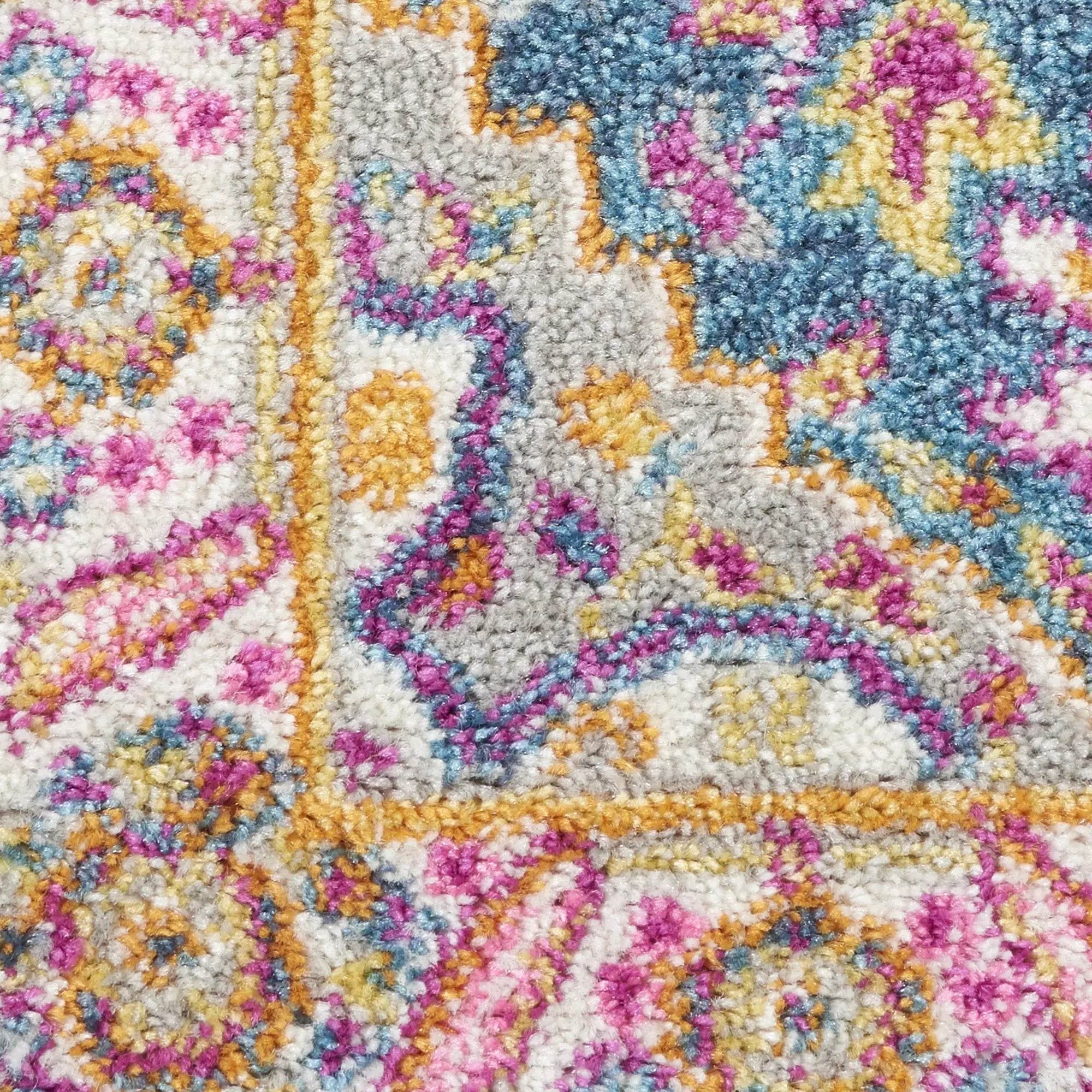 2' X 3' Teal Blue Power Loom Area Rug - Homeroots - Flyclothing LLC