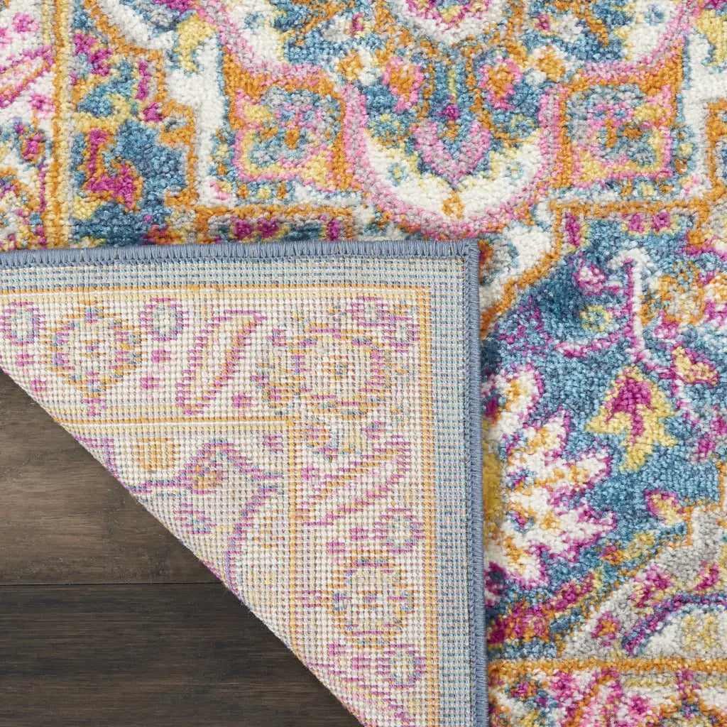 2' X 3' Teal Blue Power Loom Area Rug - Homeroots - Flyclothing LLC
