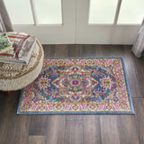 2' X 3' Teal Blue Power Loom Area Rug - Homeroots - Flyclothing LLC
