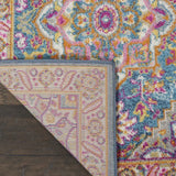 8' Teal Blue Power Loom Runner Rug - Homeroots - Flyclothing LLC