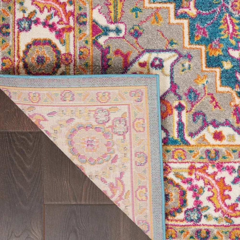 4' X 6' Teal Blue Power Loom Area Rug - Homeroots - Flyclothing LLC