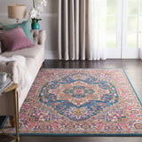 5' X 7' Teal Blue Power Loom Area Rug - Homeroots - Flyclothing LLC