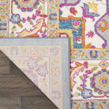7' X 10' Teal Blue Power Loom Area Rug - Homeroots