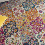 5' X 7' Pink And Gray Geometric Dhurrie Area Rug - Homeroots - Flyclothing LLC