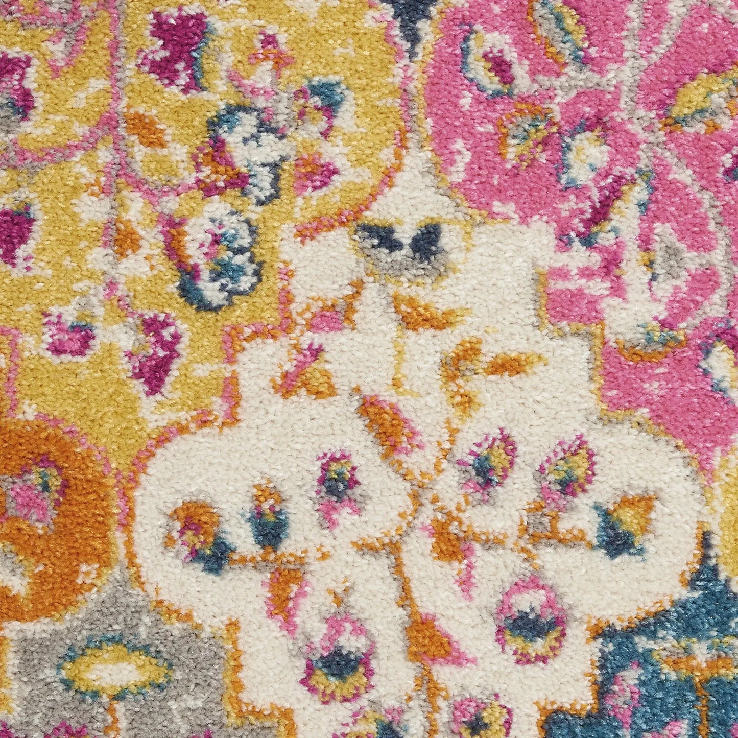 5' X 7' Pink And Gray Geometric Dhurrie Area Rug - Homeroots - Flyclothing LLC