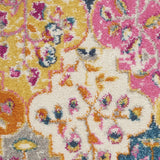 7' X 10' Pink And Gray Geometric Dhurrie Area Rug - Homeroots