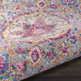 2' X 3' Pink And Gray Power Loom Area Rug - Homeroots - Flyclothing LLC