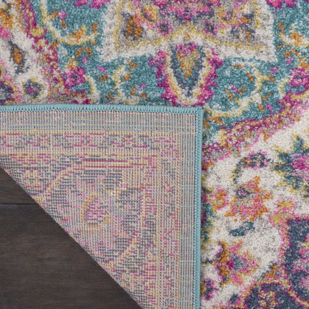 2' X 3' Pink And Green Dhurrie Area Rug - Homeroots - Flyclothing LLC