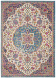 5' X 7' Pink And Green Dhurrie Area Rug - Homeroots