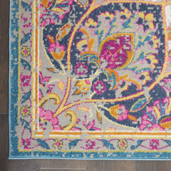 7' X 10' Pink And Green Dhurrie Area Rug - Homeroots