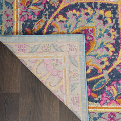 8' X 10' Pink And Green Dhurrie Area Rug - Homeroots