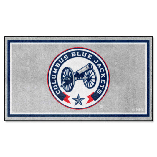 Columbus Blue Jackets 3ft. x 5ft. Plush Area Rug - Columbus Blue Jackets