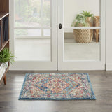2' X 3' Blue And Ivory Power Loom Area Rug - Homeroots - Flyclothing LLC