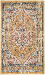 2' X 3' Yellow And Ivory Dhurrie Area Rug - Homeroots - Flyclothing LLC