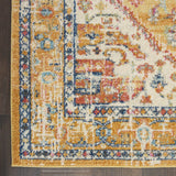 8' Yellow And Ivory Dhurrie Runner Rug - Homeroots