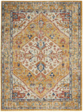 4' X 6' Yellow And Ivory Dhurrie Area Rug - Homeroots