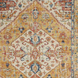 4' X 6' Yellow And Ivory Dhurrie Area Rug - Homeroots