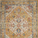 4' X 6' Yellow And Ivory Dhurrie Area Rug - Homeroots