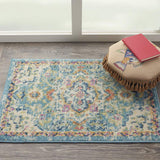 2' X 3' Blue And Ivory Dhurrie Area Rug - Homeroots - Flyclothing LLC