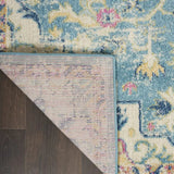 4' X 6' Blue And Ivory Dhurrie Area Rug - Homeroots
