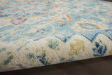 8' X 10' Blue And Ivory Dhurrie Area Rug - Homeroots - Flyclothing LLC
