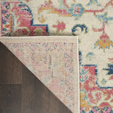 6' Pink And Ivory Southwestern Dhurrie Runner Rug - Homeroots