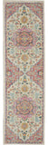8' Pink And Ivory Southwestern Dhurrie Runner Rug - Homeroots - Flyclothing LLC