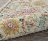 5' Pink And Ivory Round Southwestern Dhurrie Area Rug - Homeroots - Flyclothing LLC
