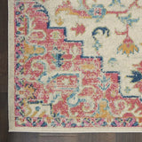 8' X 10' Pink And Ivory Southwestern Dhurrie Area Rug - Homeroots
