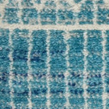4' X 6' Navy Blue Southwestern Power Loom Area Rug - Homeroots