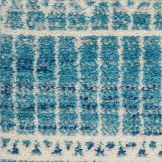 4' X 6' Navy Blue Southwestern Power Loom Area Rug - Homeroots - Flyclothing LLC