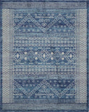 7' X 10' Navy Blue Power Loom Area Rug - Homeroots - Flyclothing LLC