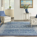 7' X 10' Navy Blue Power Loom Area Rug - Homeroots - Flyclothing LLC