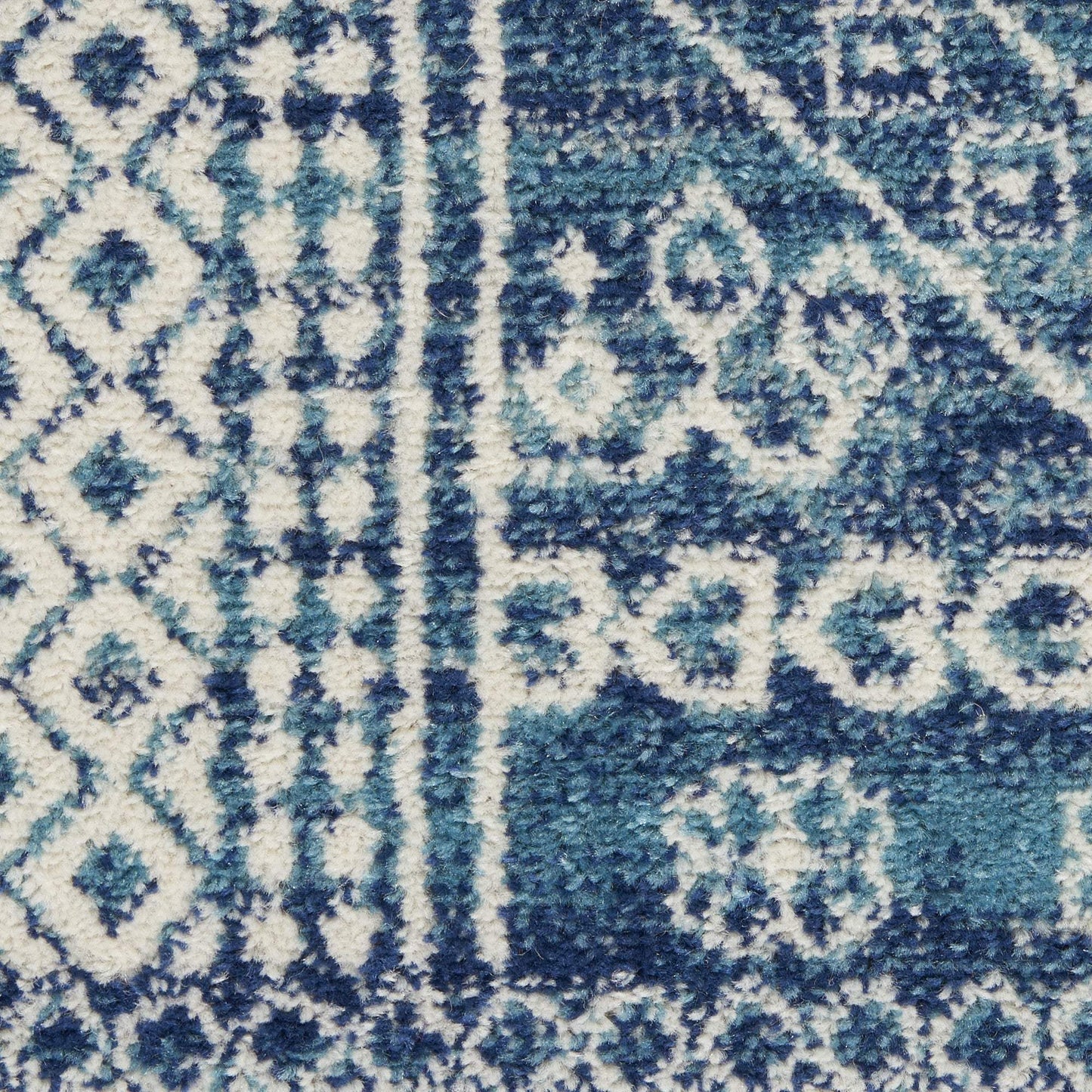 8' X 10' Navy Blue Power Loom Area Rug - Homeroots - Flyclothing LLC