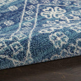 8' X 10' Navy Blue Power Loom Area Rug - Homeroots - Flyclothing LLC