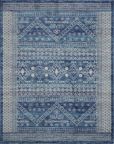 8' X 10' Navy Blue Power Loom Area Rug - Homeroots - Flyclothing LLC