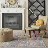 5' X 7' Pink And Ivory Coral Power Loom Area Rug - Homeroots - Flyclothing LLC