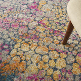 5' X 7' Pink And Ivory Coral Power Loom Area Rug - Homeroots - Flyclothing LLC