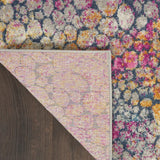 7' X 10' Pink And Ivory Coral Power Loom Area Rug - Homeroots - Flyclothing LLC